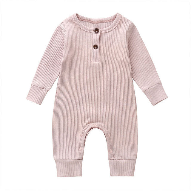 Long Sleeve Henley Jumpsuit