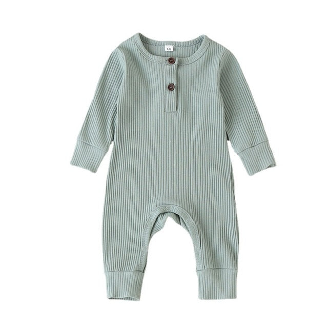 Long Sleeve Henley Jumpsuit