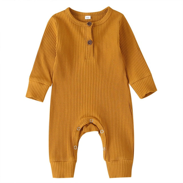 Long Sleeve Henley Jumpsuit