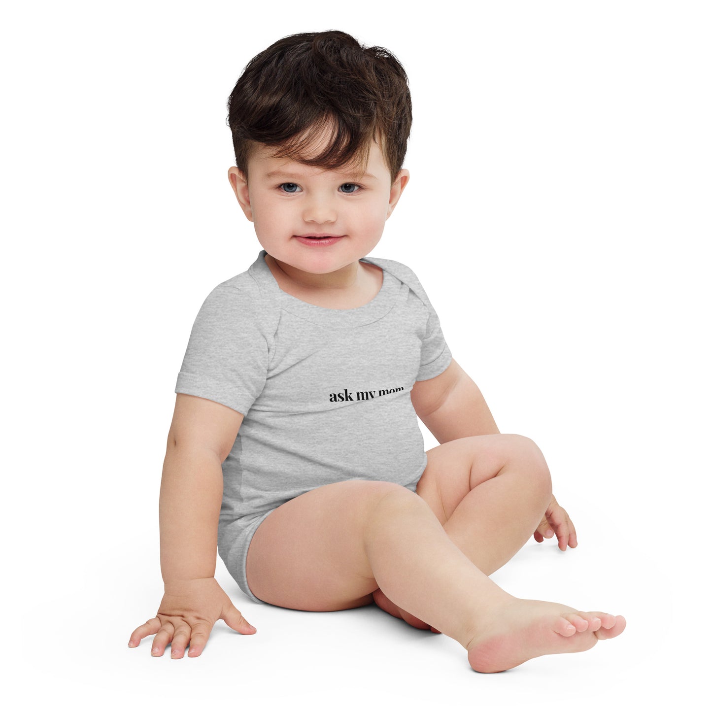 Ask My Mom infant onesie