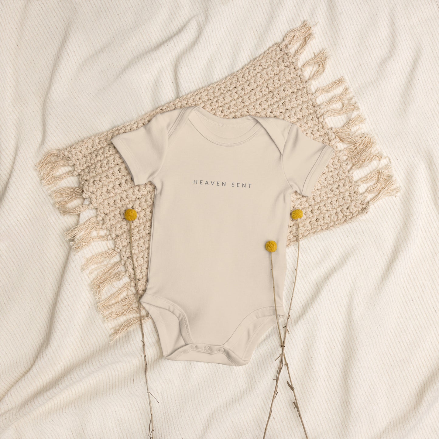 Organic cotton baby bodysuit