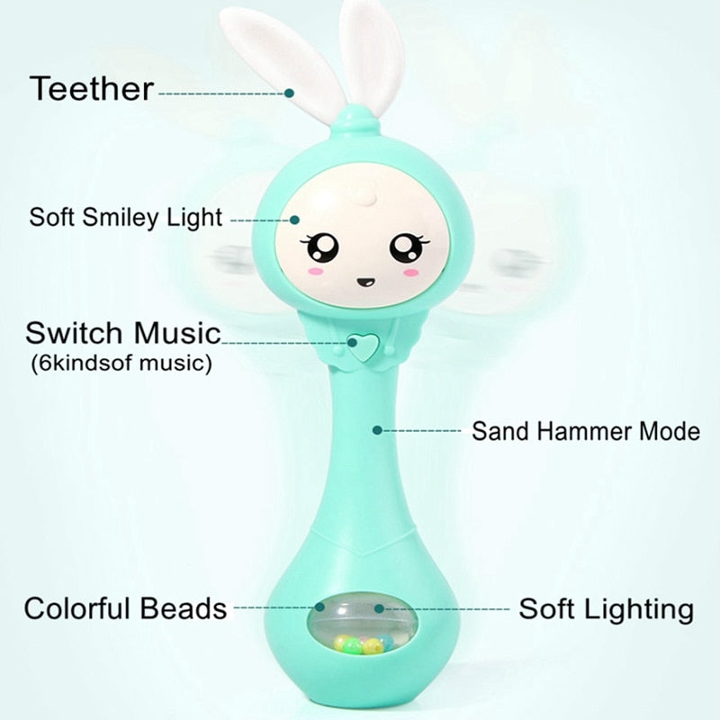 Musical Rattle made from SAFE plastic