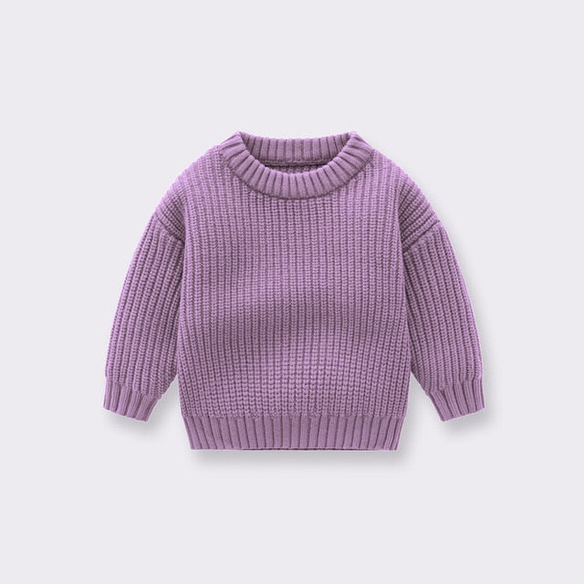 Spun-knitted Cozy Sweater