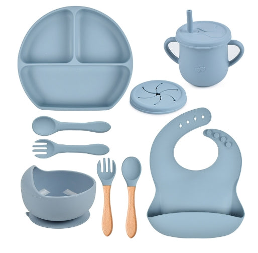 5 Piece Silicone Tableware