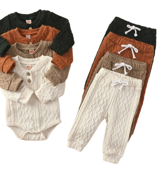Cozy 2 piece Onesie + Tight Set