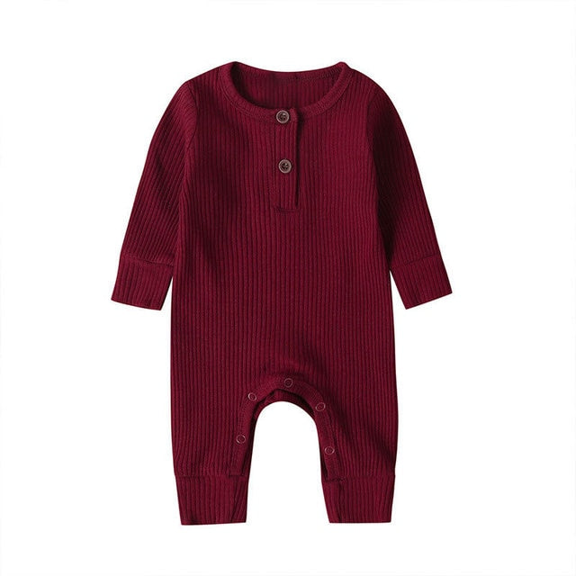 Long Sleeve Henley Jumpsuit