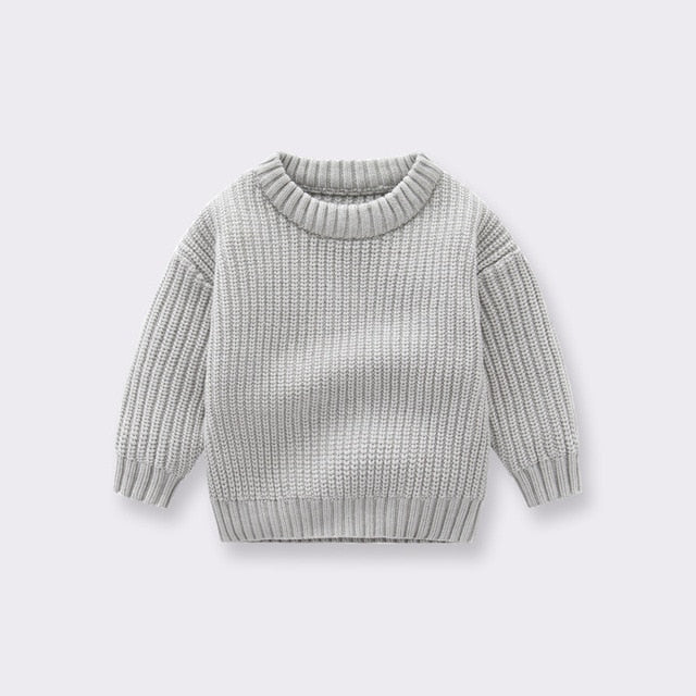 Spun-knitted Cozy Sweater
