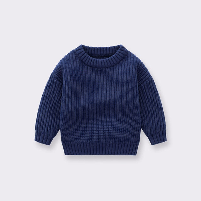 Spun-knitted Cozy Sweater