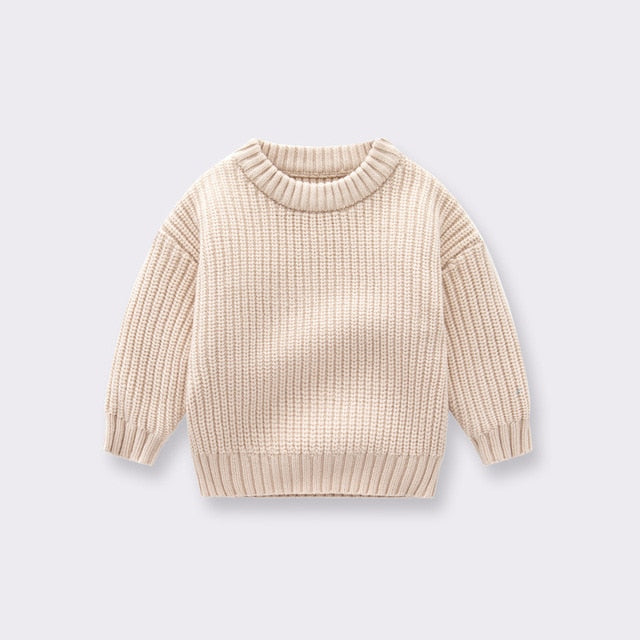 Spun-knitted Cozy Sweater