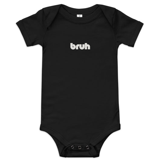 BRUH infant onesie