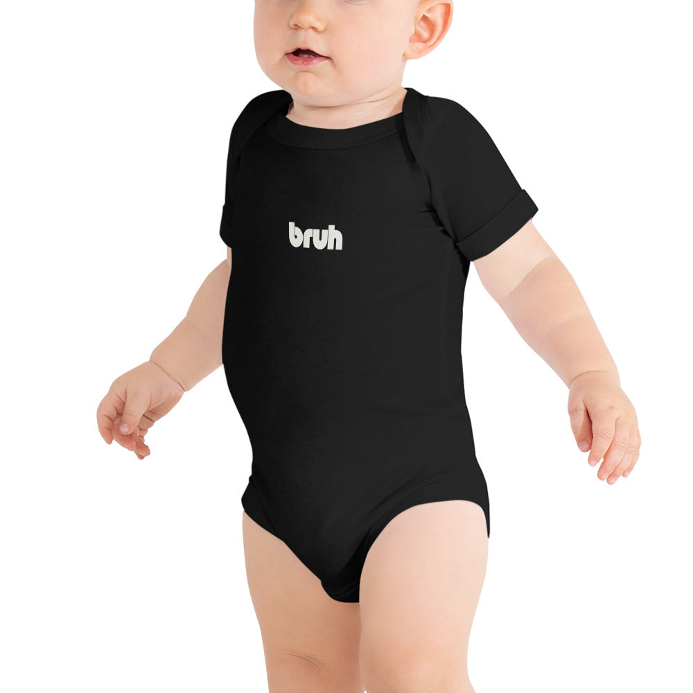 BRUH infant onesie