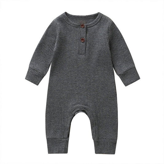 Long Sleeve Henley Jumpsuit