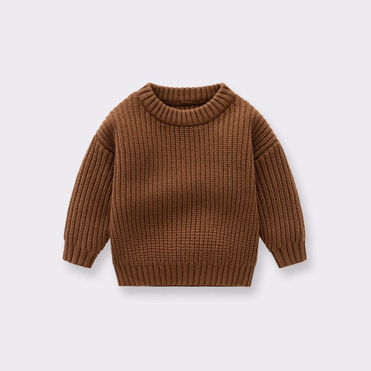 Spun-knitted Cozy Sweater