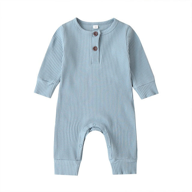 Long Sleeve Henley Jumpsuit