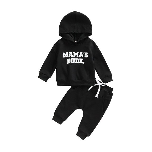 Mama's Dude Jogger + Pullover Set