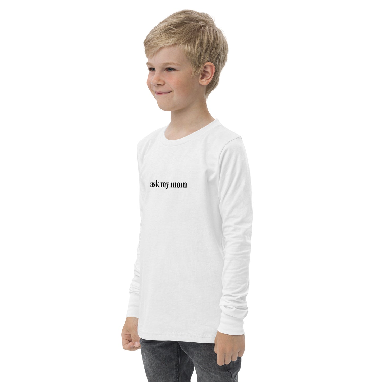 Ask My Mom youth L/S T