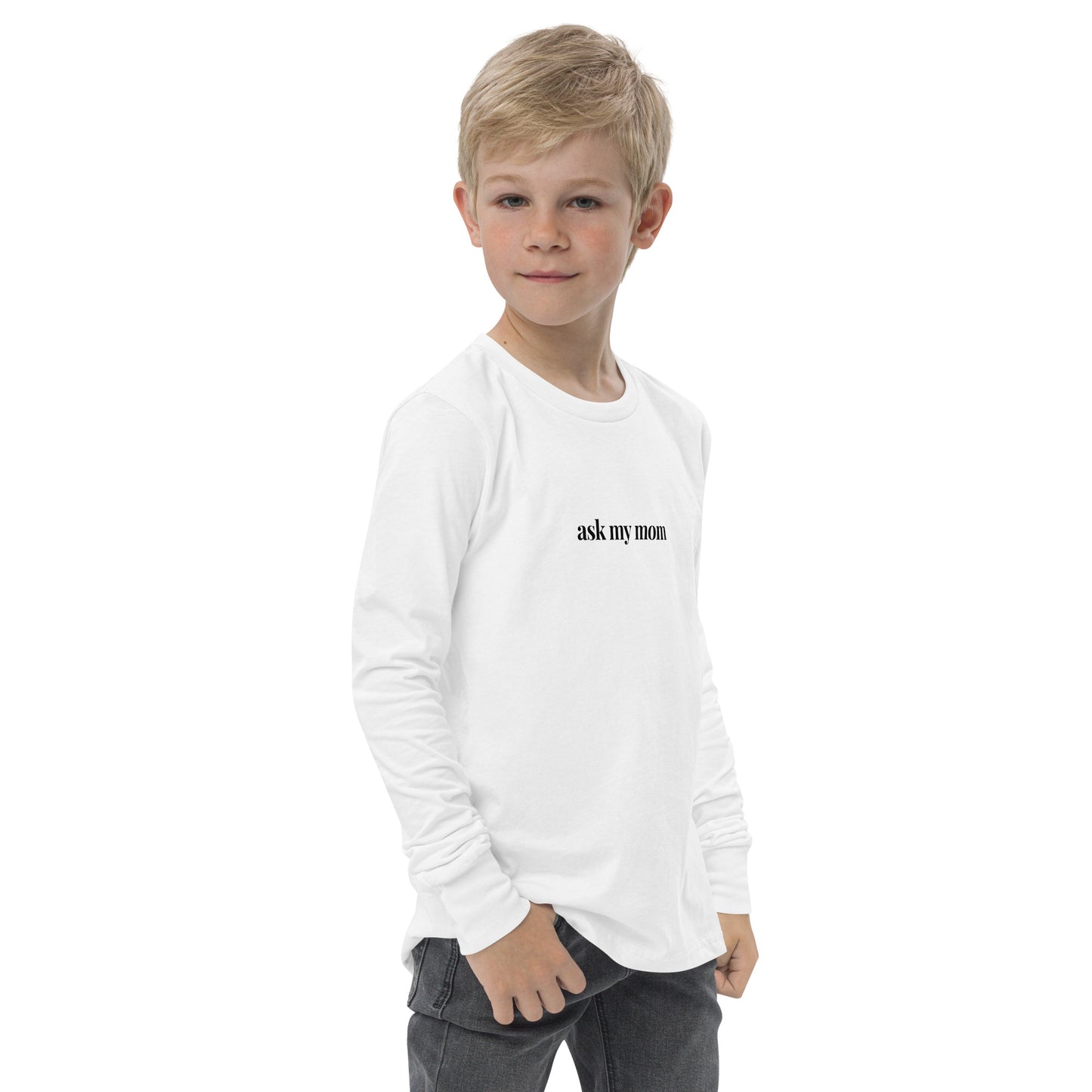 Ask My Mom youth L/S T