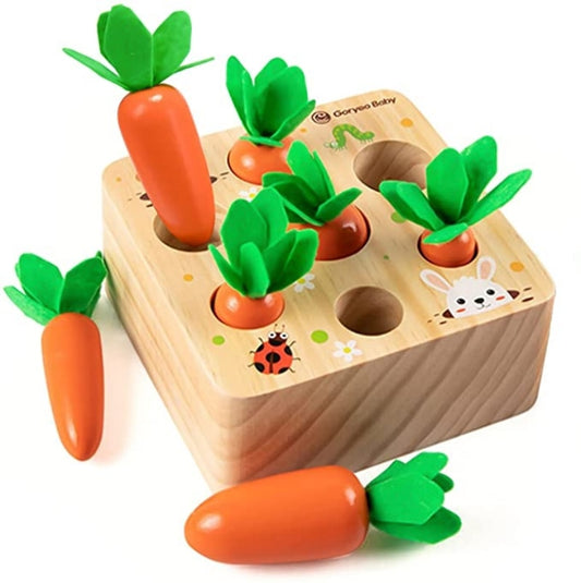 Wooden Carrot Playset