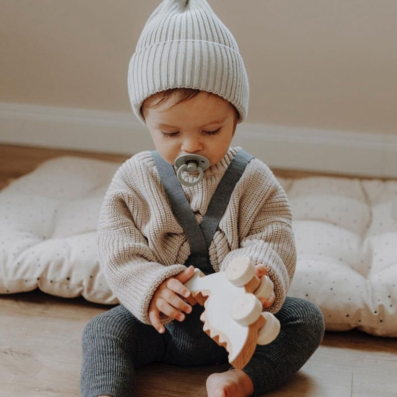 Spun-knitted Cozy Sweater